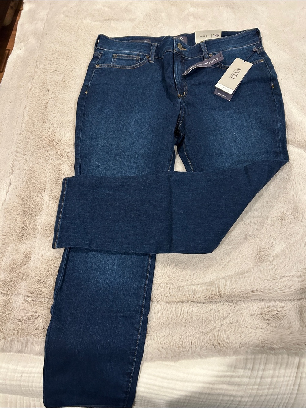 NYDJ Women's Alina Ankle Dark Indigo Skinny Jeans -NWT